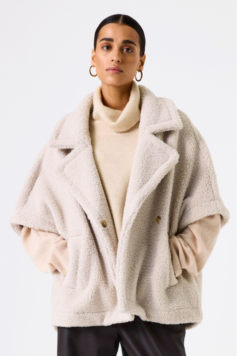 Garcia beige dames trui | Sfeerbeeld, In situatie