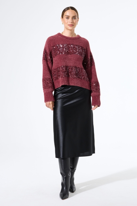 Garcia roze dames trui | Model