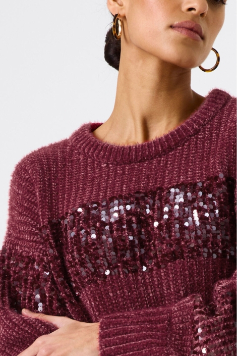 Garcia roze dames trui | Close up