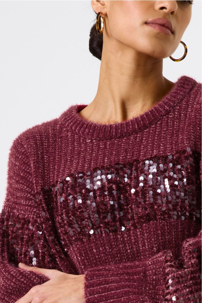 Garcia roze dames trui | Close up