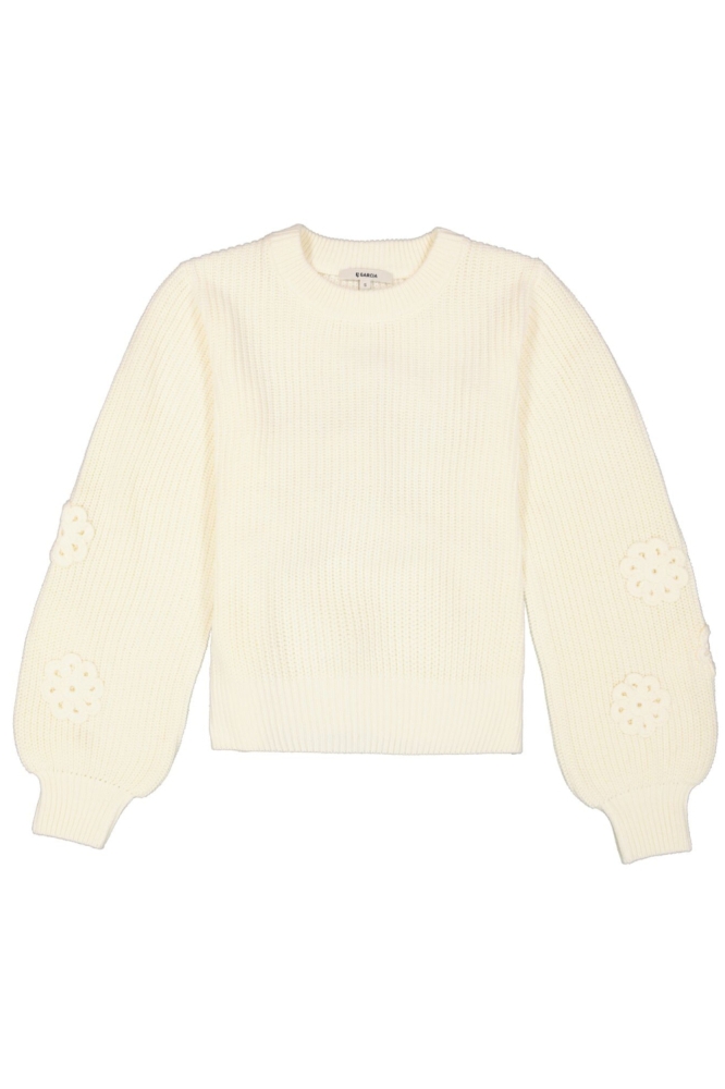 Garcia witte dames trui | Vooraanzicht