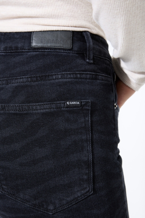 Garcia zwarte dames jeans | Close up