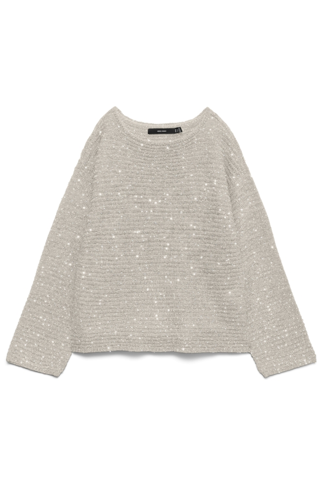 Vero Moda beige dames trui | Vooraanzicht