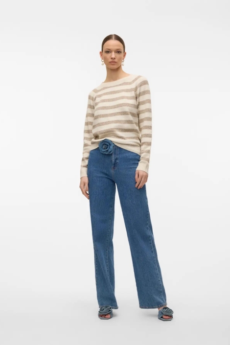 Vero Moda beige dames trui | Model