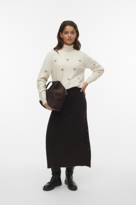 Vero Moda beige dames trui | Model