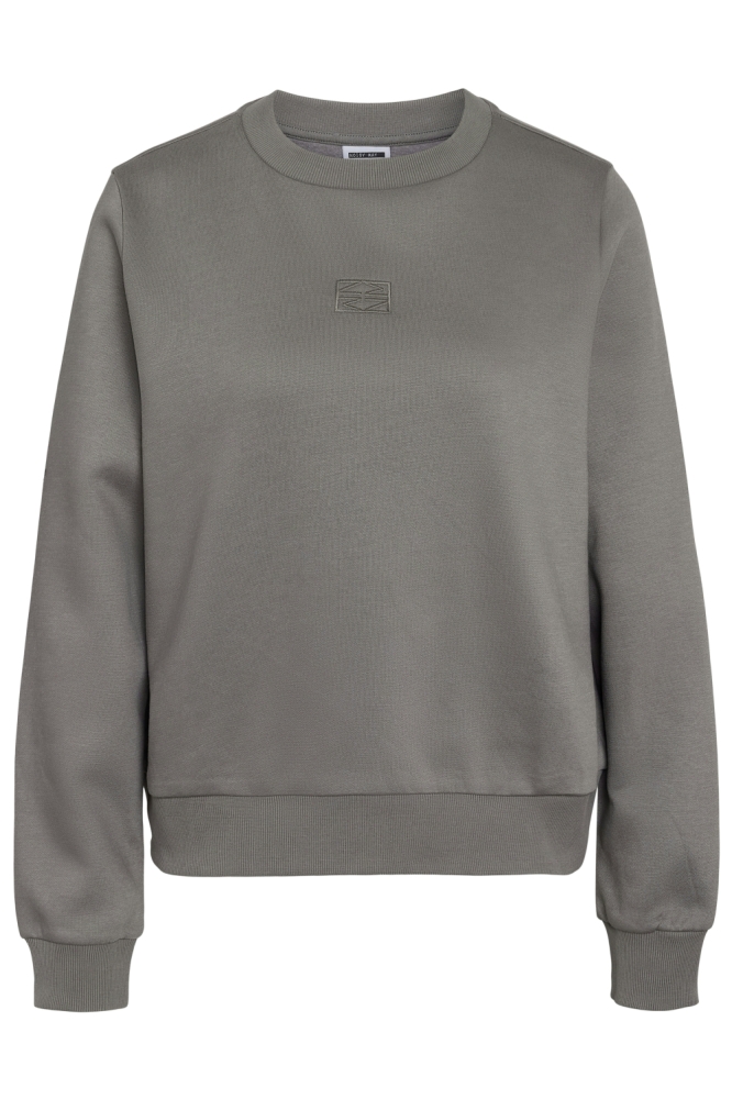 Noisy may grijze dames sweater | Vooraanzicht
