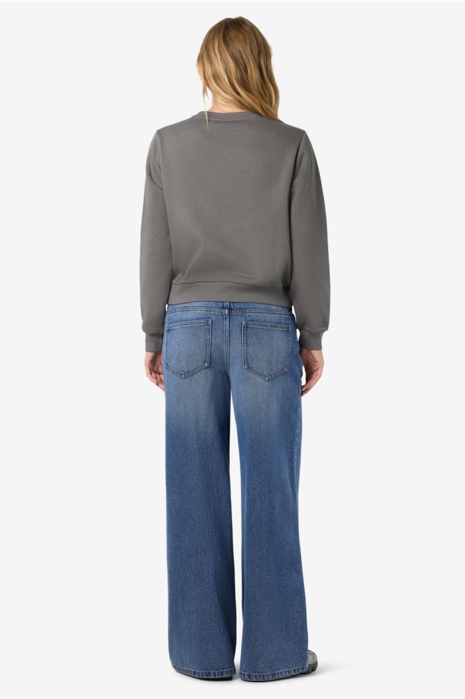 Noisy may grijze dames sweater | Model