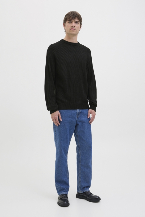 JJ Rebel zwarte heren trui | Model