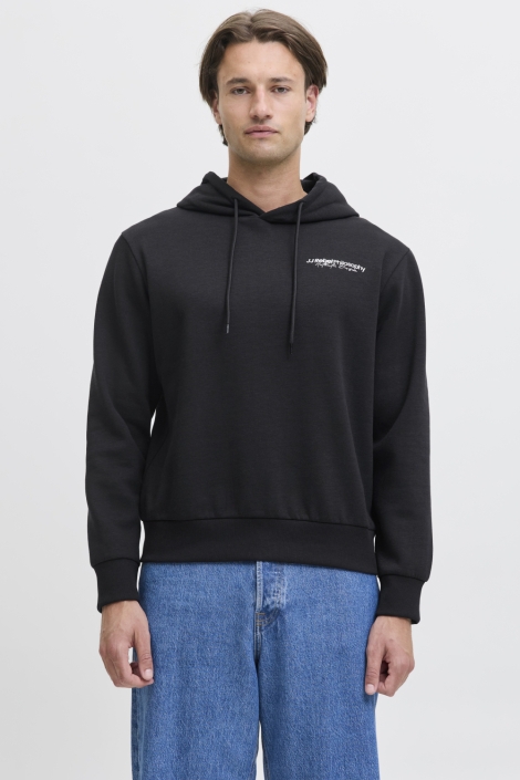 JJ Rebel zwarte heren sweater | Model vooraanzicht