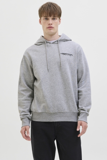 JJ Rebel JREBZACK SWEAT HOOD SN 12279446 LIGHT GREY MELANGE