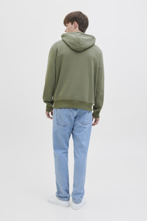 JJ Rebel groene heren sweater | Model