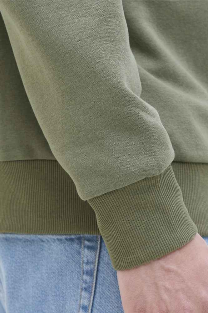 JJ Rebel groene heren sweater | Kleurstaal