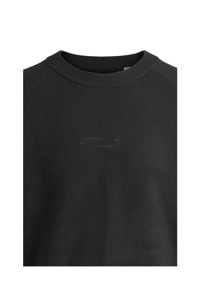 Jack & Jones zwarte heren trui | Close up