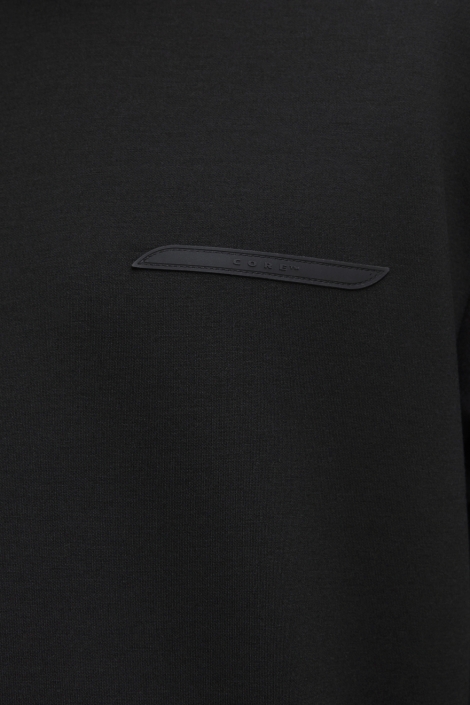 Jack & Jones zwarte heren sweater | Close up