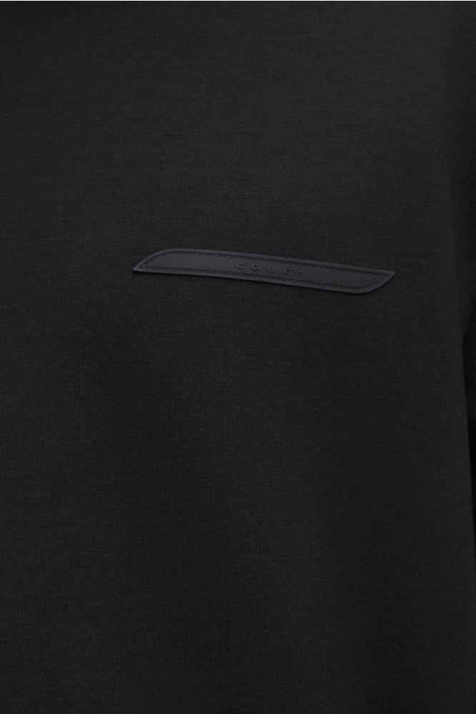 Jack & Jones zwarte heren sweater | Close up