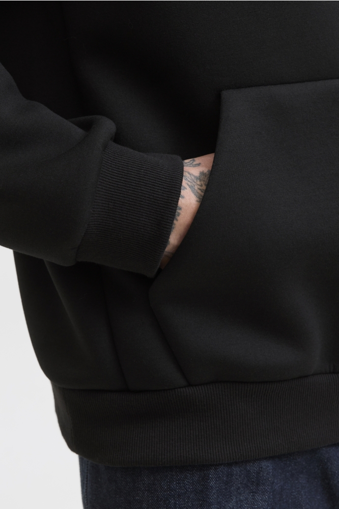 Jack & Jones zwarte heren sweater | Close up