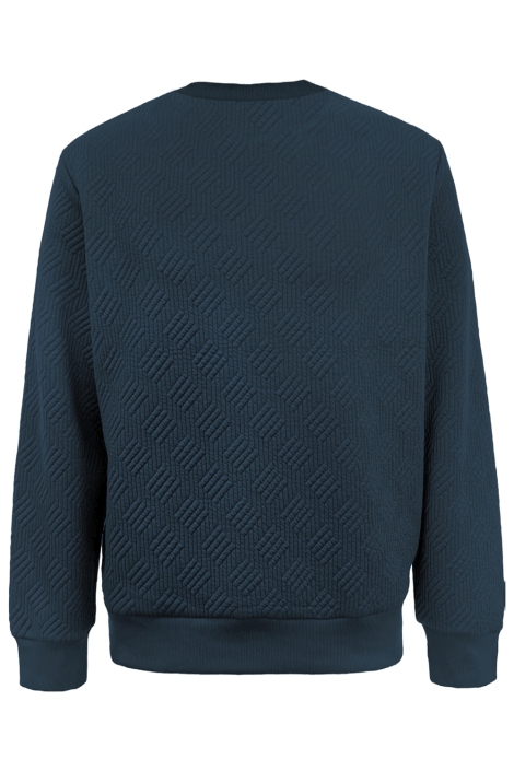 Jack & Jones blauwe heren sweater | Achteraanzicht