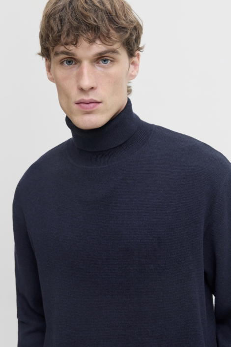 Jack & Jones blauwe heren trui | Kleurstaal