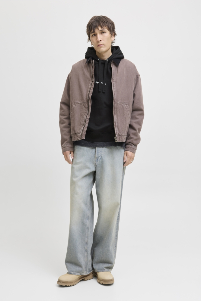 Jack & Jones zwarte heren sweater | Model