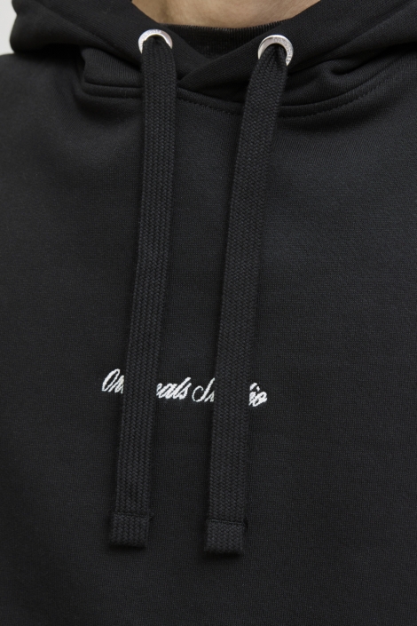 Jack & Jones zwarte heren sweater | Close up