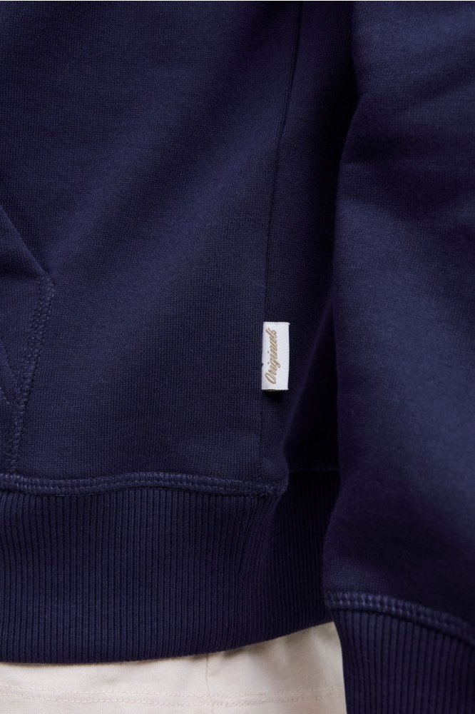 Jack & Jones blauwe heren sweater | Close up