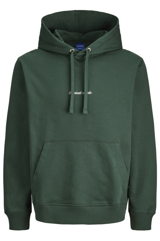 Jack & Jones groene heren sweater | Vooraanzicht