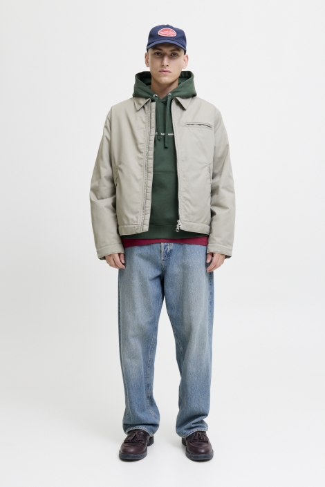 Jack & Jones groene heren sweater | Model