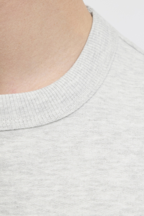 Jack & Jones grijze heren sweater | Close up