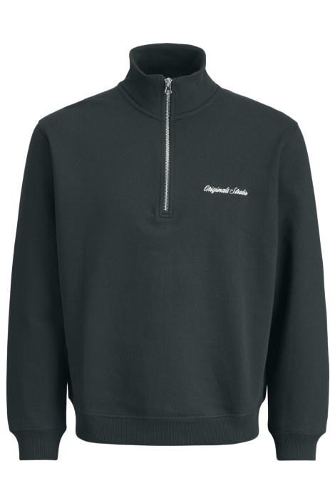 Jack & Jones groene heren sweater | Vooraanzicht