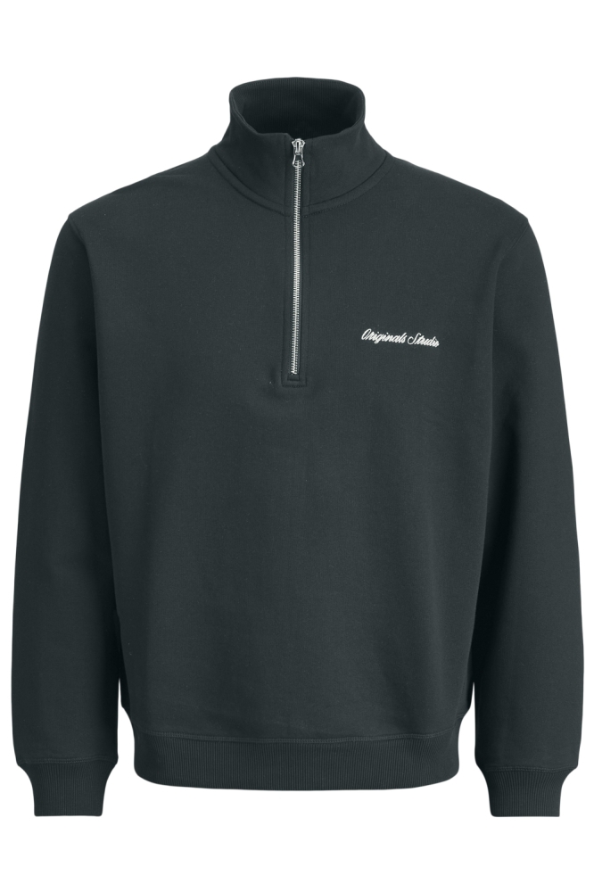 Jack & Jones groene heren sweater | Vooraanzicht