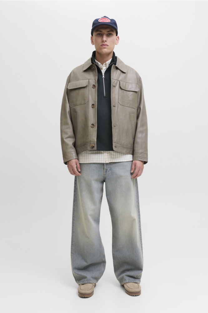 Jack & Jones groene heren sweater | Model