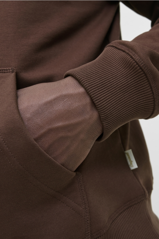 Jack & Jones bruine heren sweater | Close up