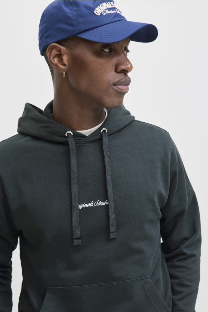 Jack & Jones blauwe heren sweater | Close up