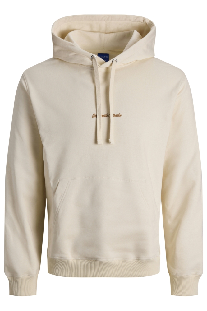 Jack & Jones beige heren sweater | Vooraanzicht
