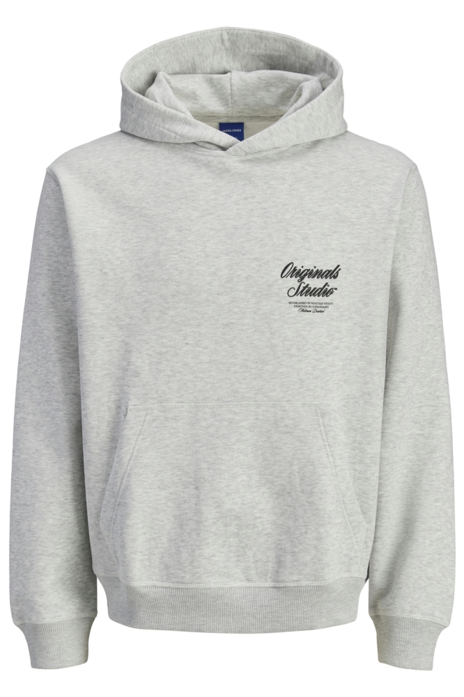 Jack & Jones grijze heren sweater | Vooraanzicht