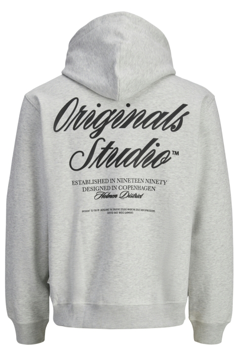 Jack & Jones grijze heren sweater | Achteraanzicht