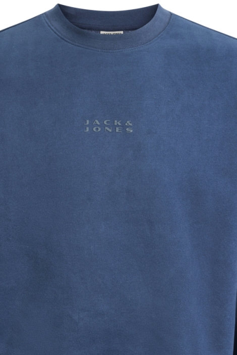 Jack & Jones blauwe heren sweater | Close up