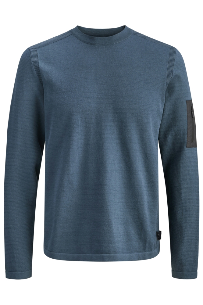 Jack & Jones blauwe heren trui | Vooraanzicht