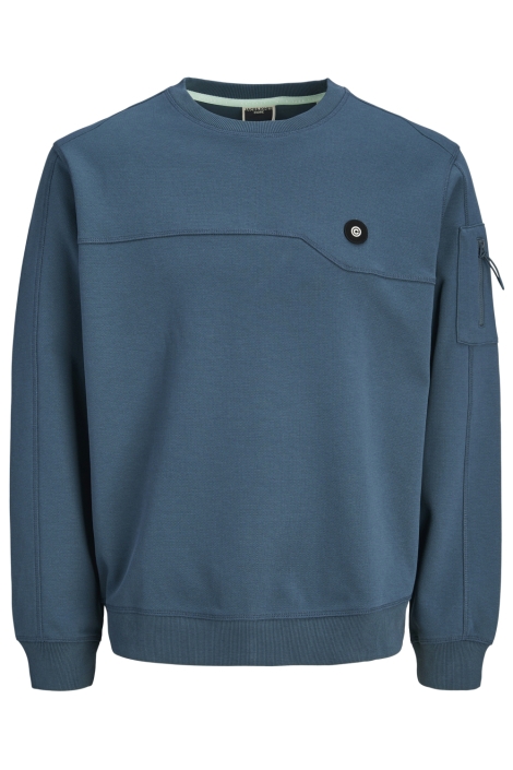 Jack & Jones blauwe heren sweater | Vooraanzicht