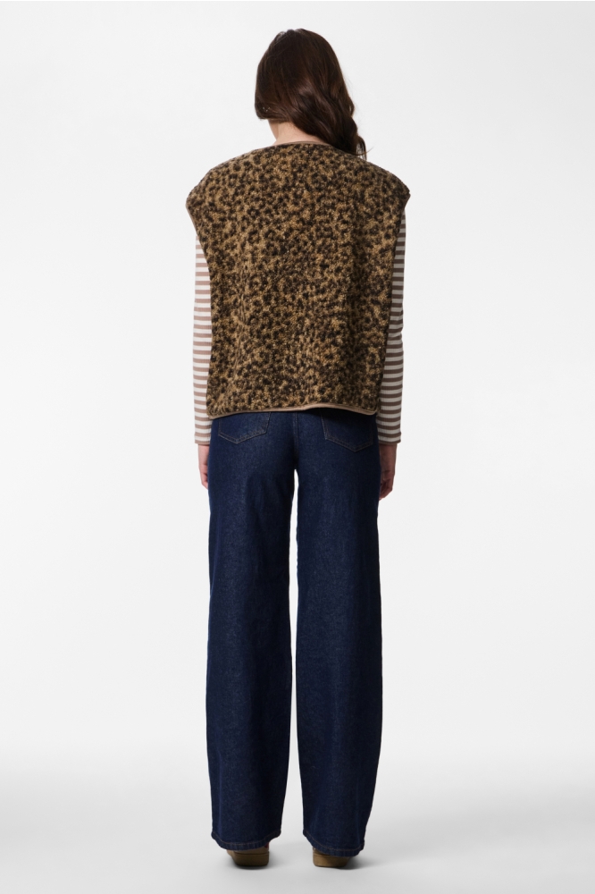 Pieces camel dames gilet | Model