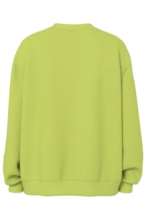 Pieces groene dames sweater | Achteraanzicht
