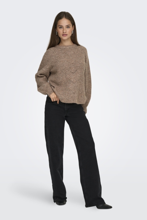Only bruine dames trui | Model