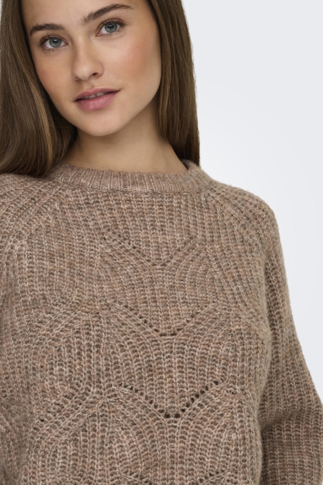 Only bruine dames trui | Close up