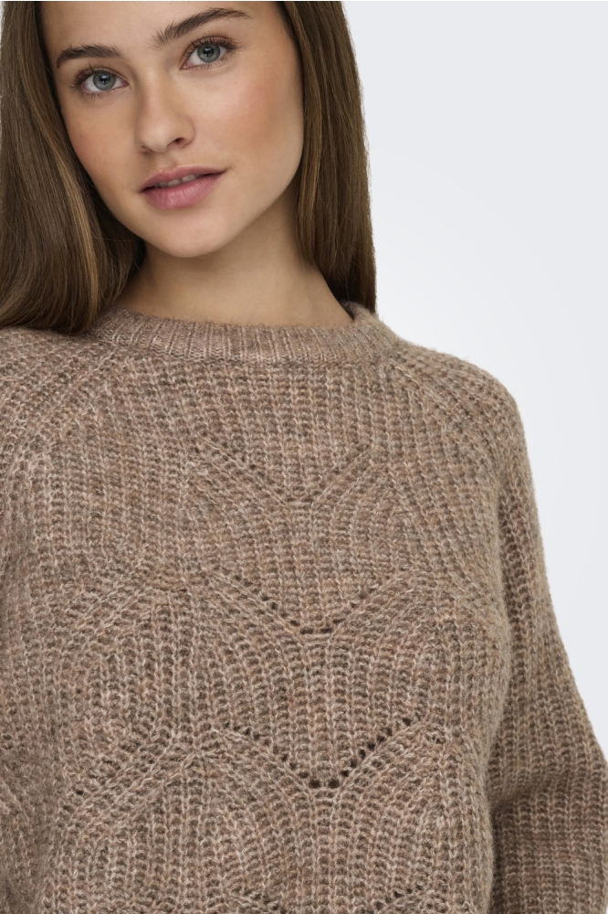 Only bruine dames trui | Close up