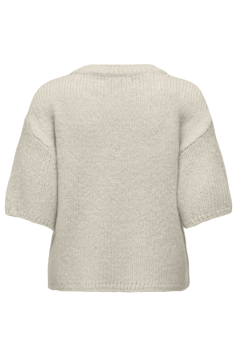 Jacqueline de Yong beige dames trui | Achteraanzicht