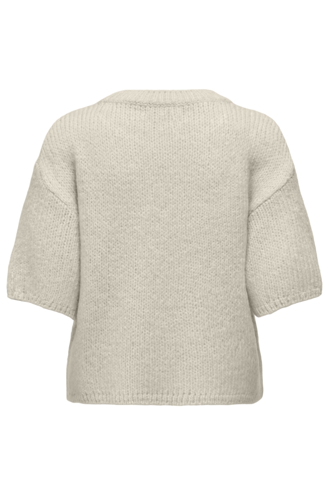 Jacqueline de Yong beige dames trui | Achteraanzicht