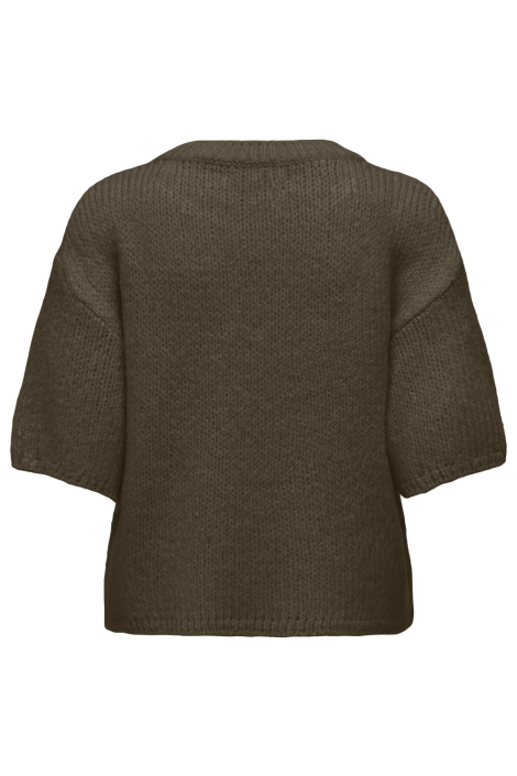 Jacqueline de Yong bruine dames trui | Achteraanzicht