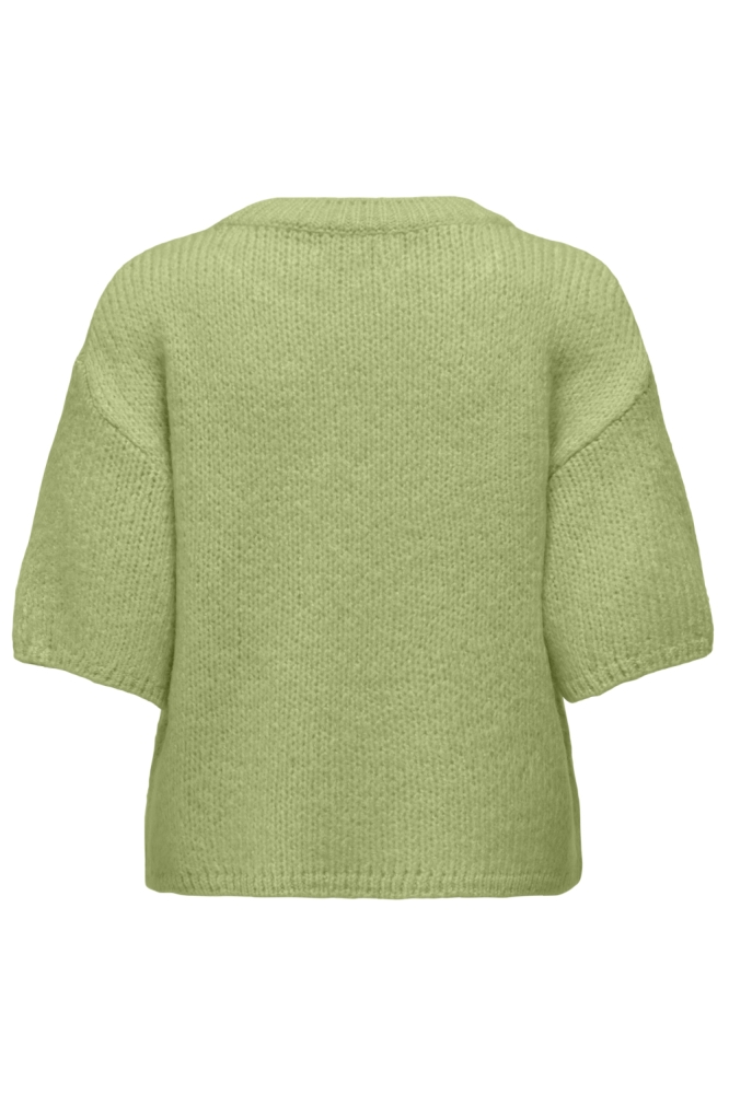 Jacqueline de Yong groene dames trui | Achteraanzicht