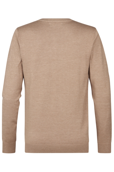 Petrol Industries camel heren trui | Achteraanzicht