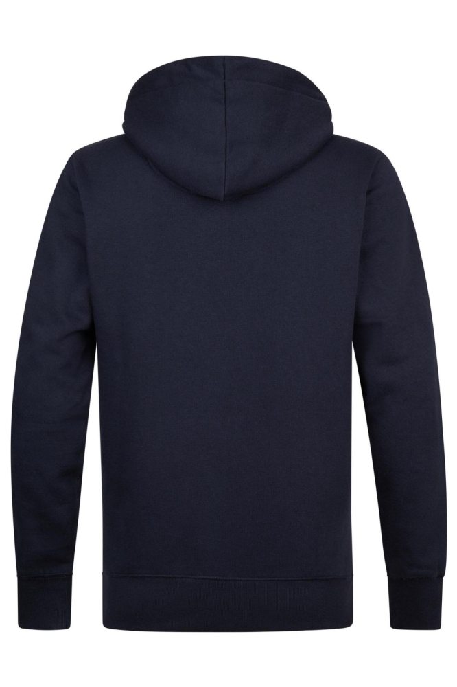Petrol Industries blauwe heren sweater | Achteraanzicht